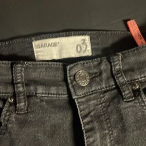 Garage black jeggings